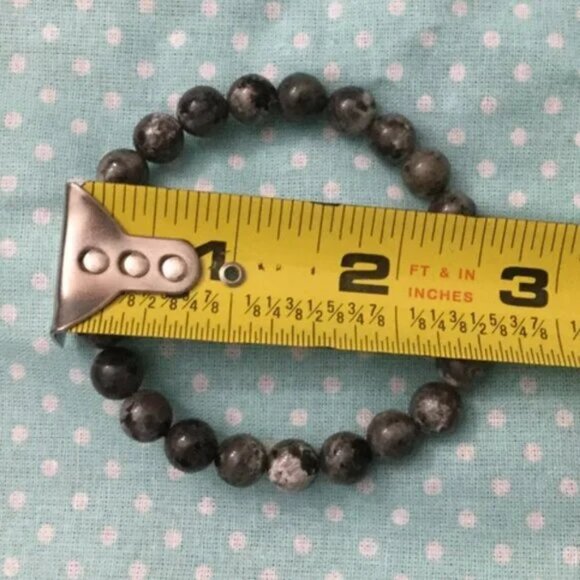 3pc Natural Stone Stretch Bracelet Set - Mixed Gemstone Beads Boho Stackable - Picture 10 of 14